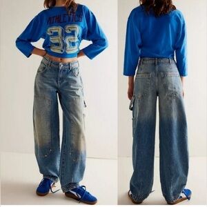 Free People Carpenter Barrel Jean